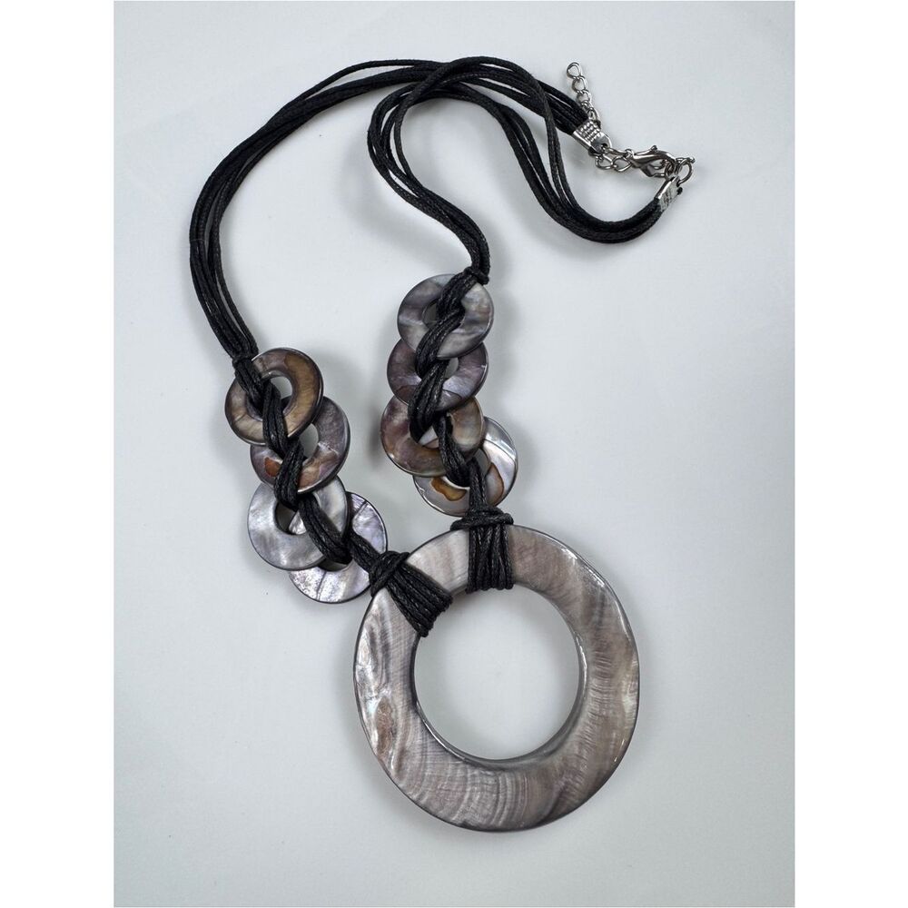 Vintage Avant Garde Mother Of Pearls Necklace